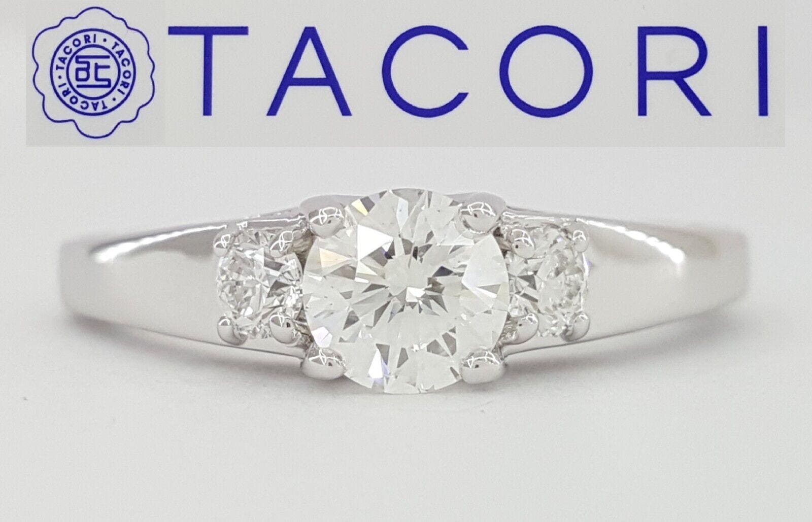 Tacori Neotare 280155 Round Diamond Engagement Ring 0.94 ct 18kt WG Rtl 7.3K