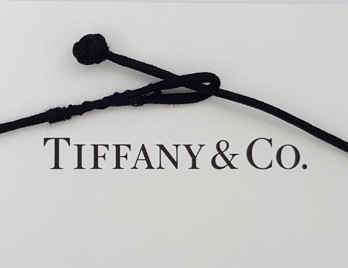 Tiffany & Co Elsa Peretti 0.35 ct Platinum Round Diamond Heart Pave Pendant