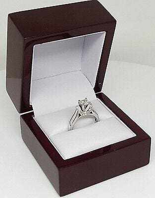 Diamond Engagement Ring w/ EGL-USA GemID 1 ct 14k White Gold Retail 5,250