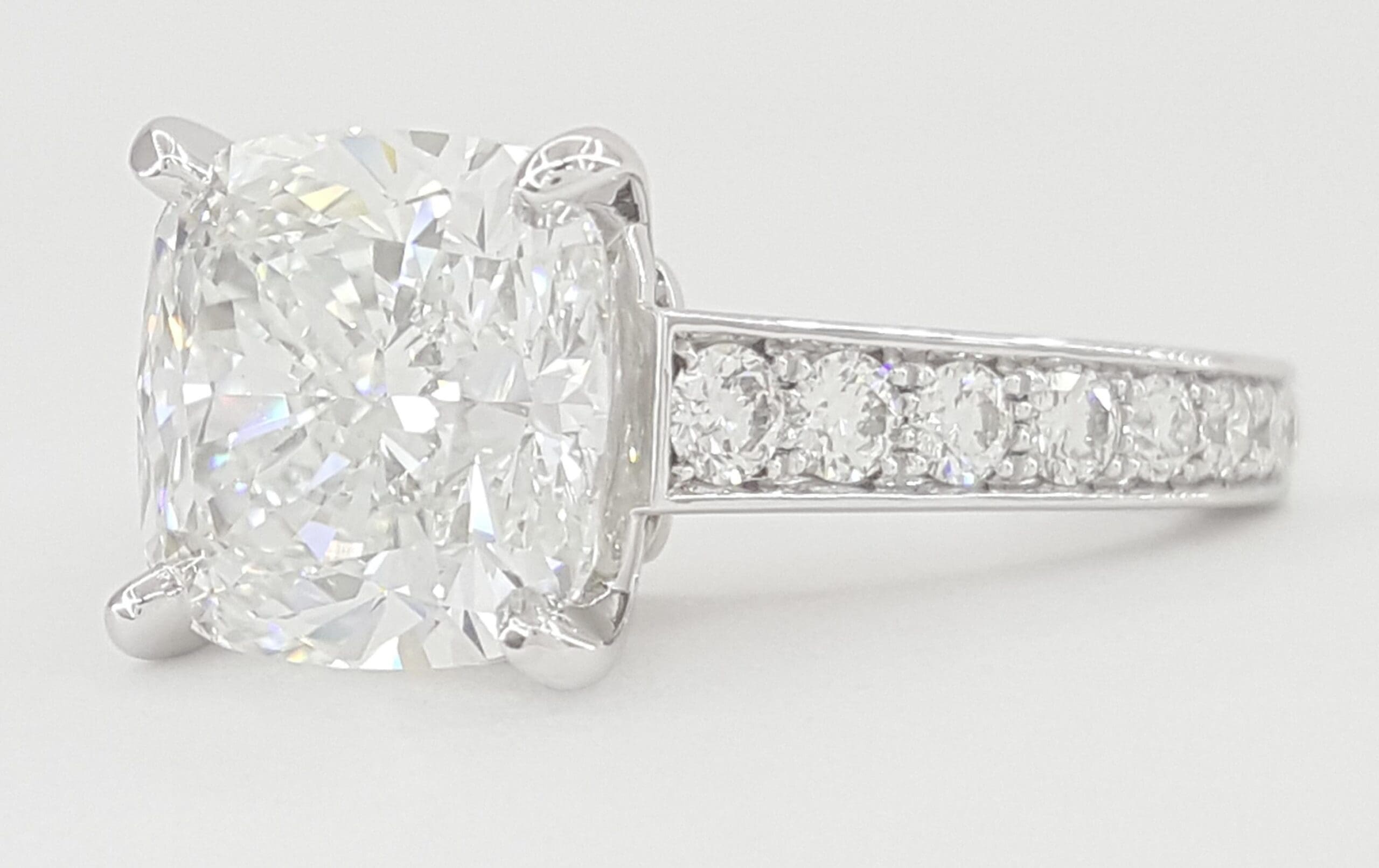 Cartier 1895 Cushion Diamond Solitaire Engagement Ring 4.03 ct Rtl $150K