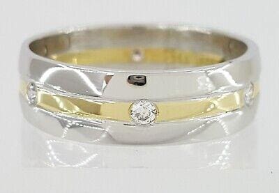 Diamond Eternity Wedding Anniversary Band 6.6 mm 1/3 ct Novell Platinum & 18K