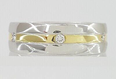 Diamond Eternity Wedding Anniversary Band 6.6 mm 1/3 ct Novell Platinum & 18K