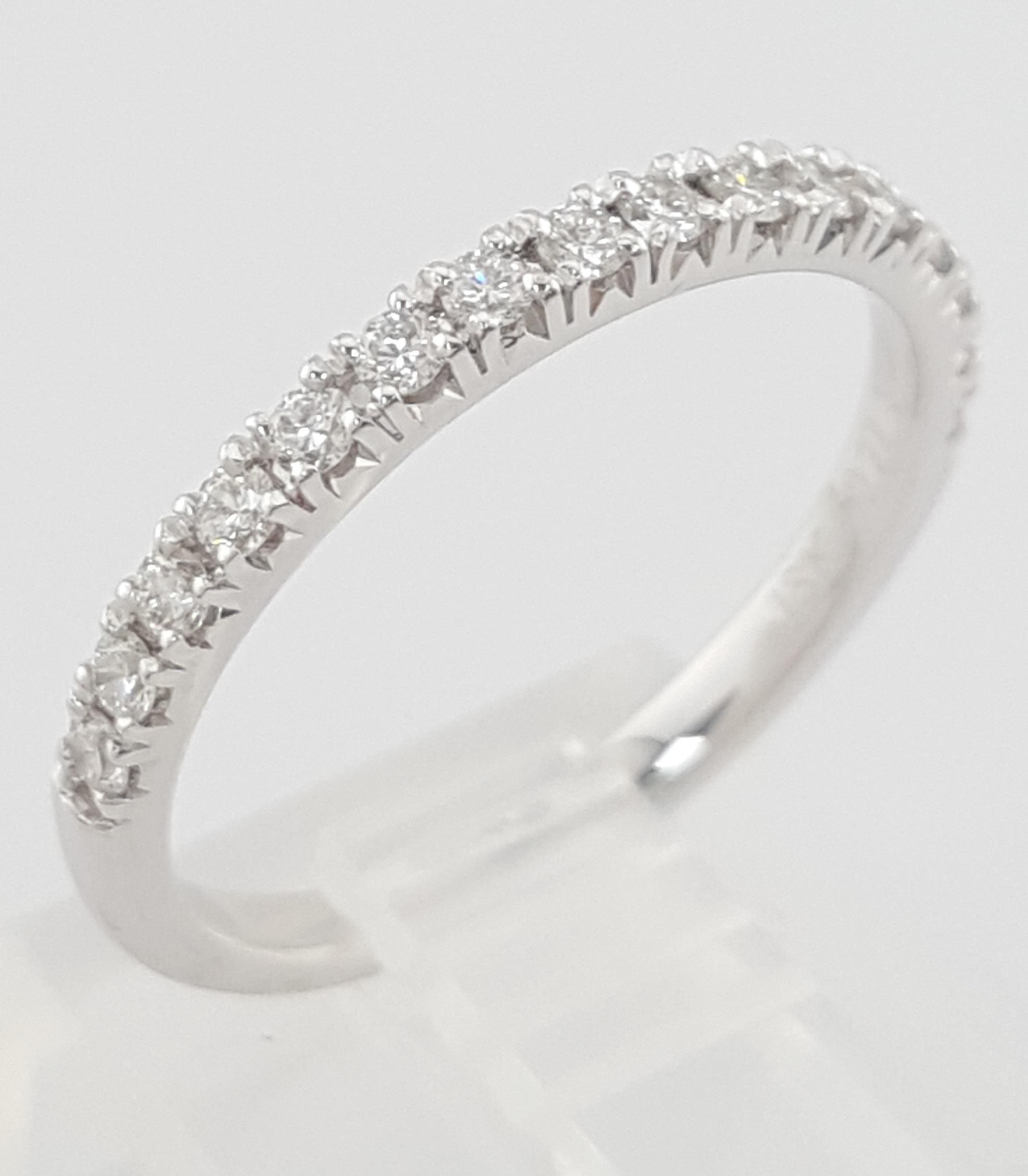 Simon G Round Diamond Wedding Band MR1811 18k White Gold 0.27 ct Rt $2,200