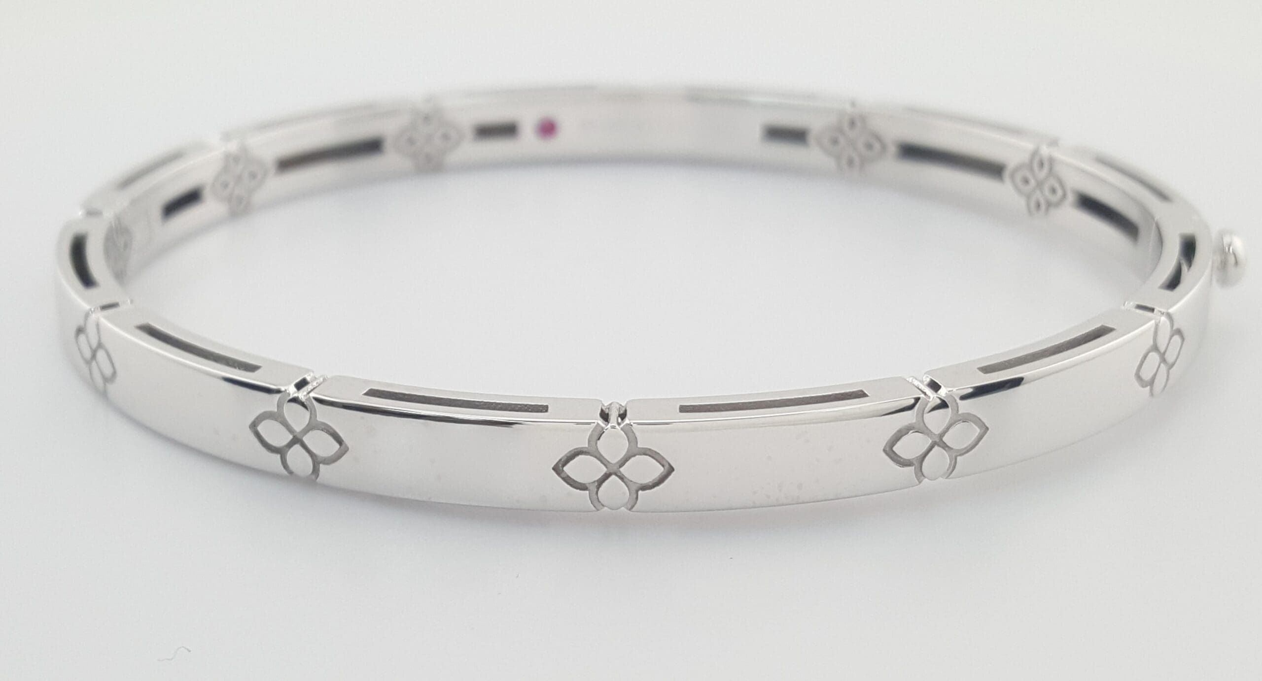 Roberto Coin Love in Verona 18K White Gold Bracelet 6.5" 15 Gr Rtl $6,800