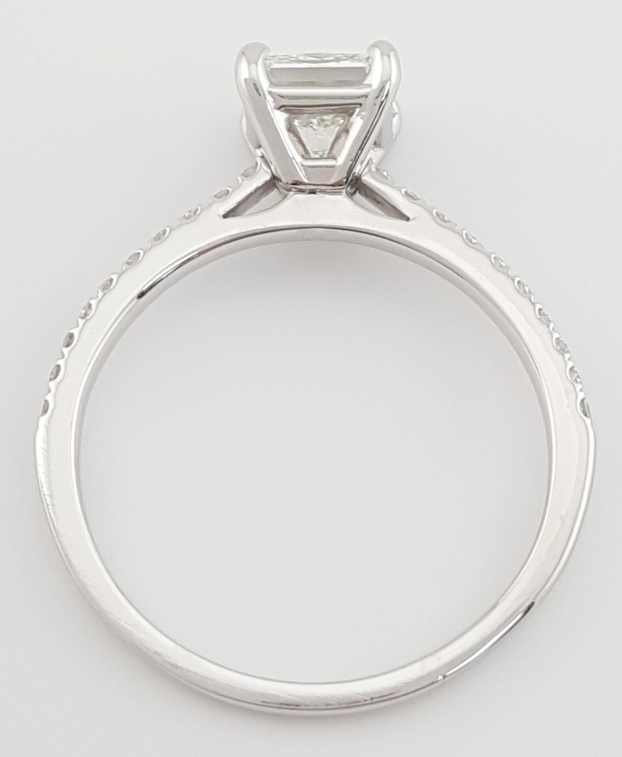 Princess Brilliant Cut Diamond Engagement Ring Platinum 1.72 ct GIA Rtl $15K