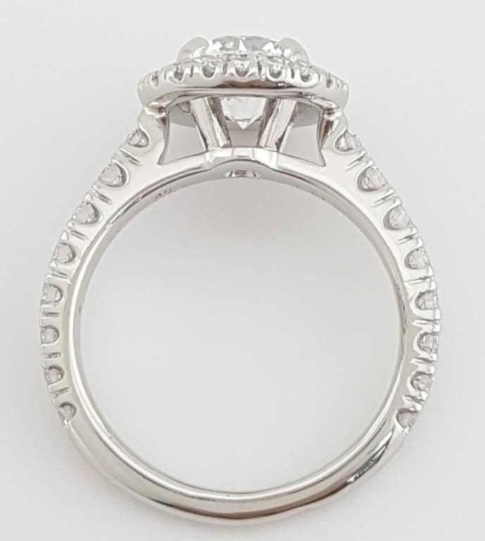 Cartier Destinee Round Diamond Engagement Ring 1.54 ct Platinum Retail $35K