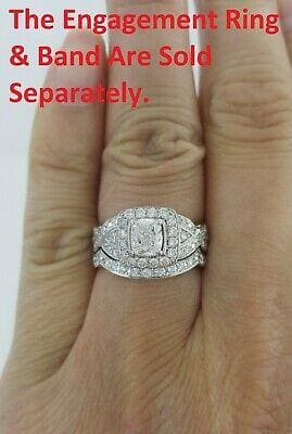 Neil Lane 0.45 ct Diamonds 14K White Gold Contour Wedding Anniversary Band Ring