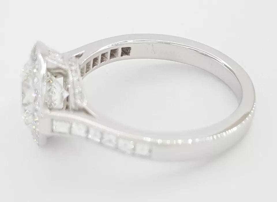 Tiffany & Co Embrace Round Diamond Halo Engagement Ring 2.27 ct Retail $57.5K