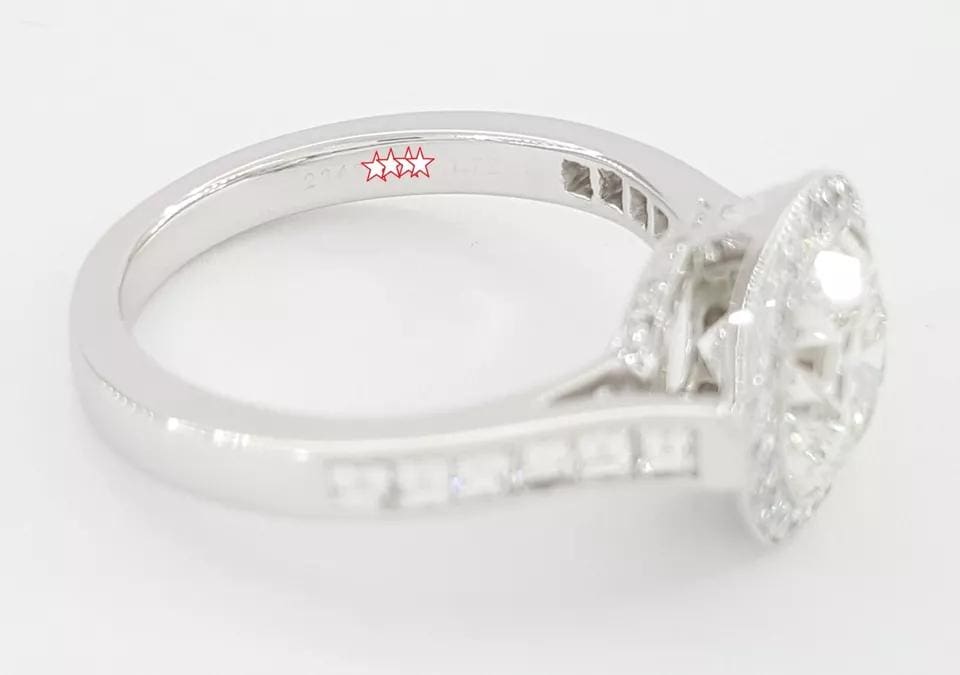 Tiffany & Co Embrace Round Diamond Halo Engagement Ring 2.27 ct Retail $57.5K