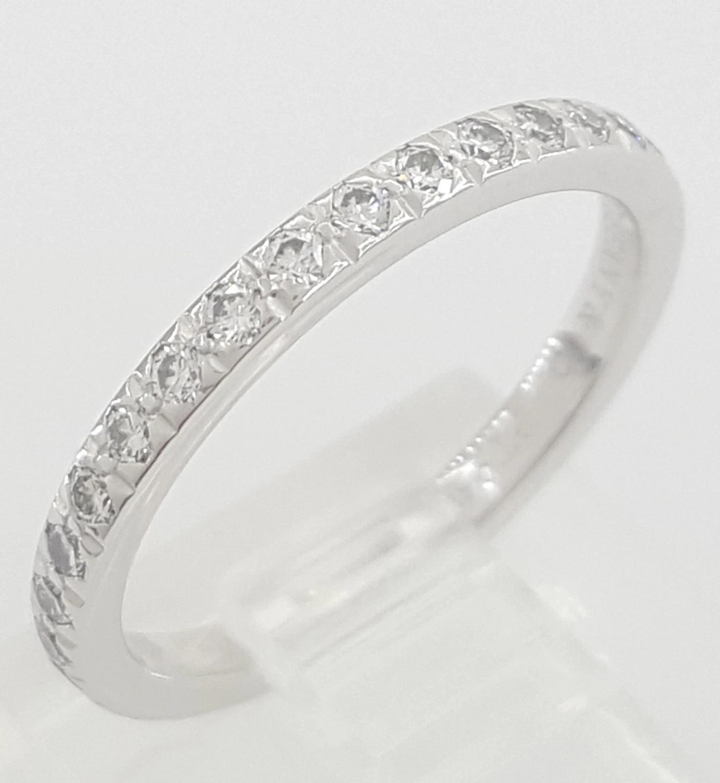 Tiffany & Co Novo Full Circle Eternity Diamond Band Ring 0.35 ct Platinum $4.6K