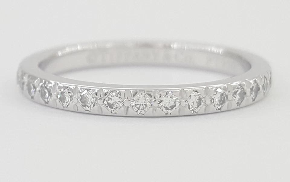 Tiffany & Co Novo Full Circle Eternity Diamond Band Ring 0.35 ct Platinum $4.6K