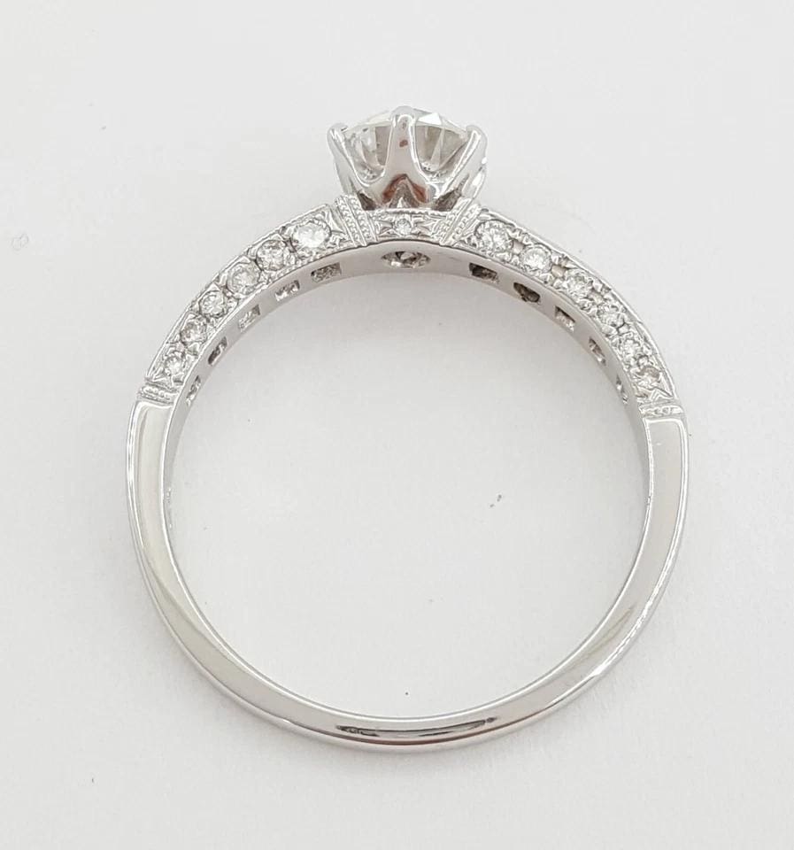 Vintage Old European Cut Diamond Engagement Ring 1.49 ct GIA E/SI1