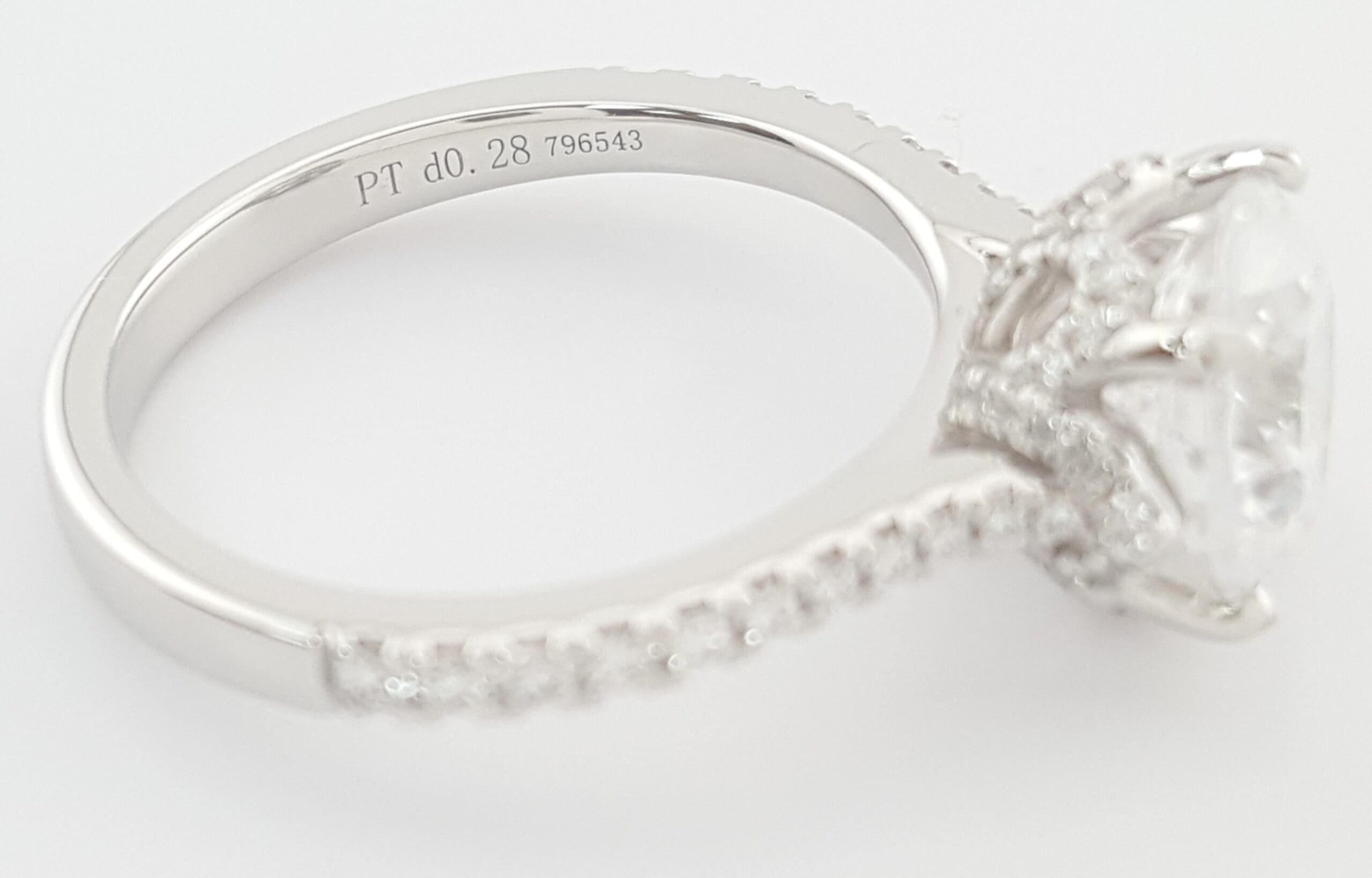 Simon G MR2478 Semi-Mount Diamond 0.28 ct Platinum Engagement Ring $2,420