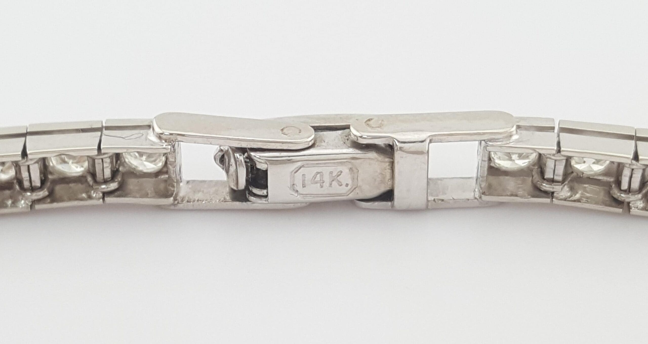 Vintage Ladies Hamilton Diamond Manual Watch 14k White Gold 2.5 ct 15.2 Grams