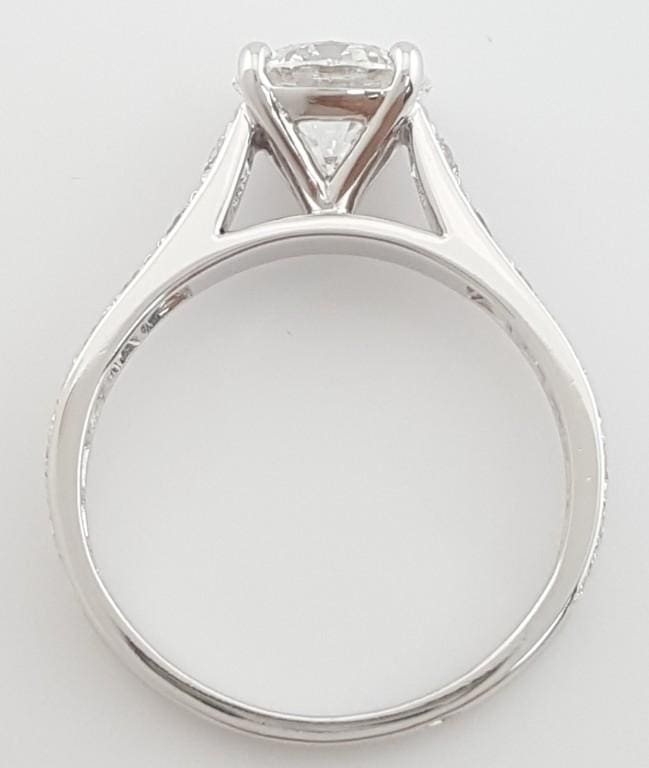 Van Cleef & Arpels VCA Round Diamond Solitaire Engagement Ring 1.5 ct Rtl $30K