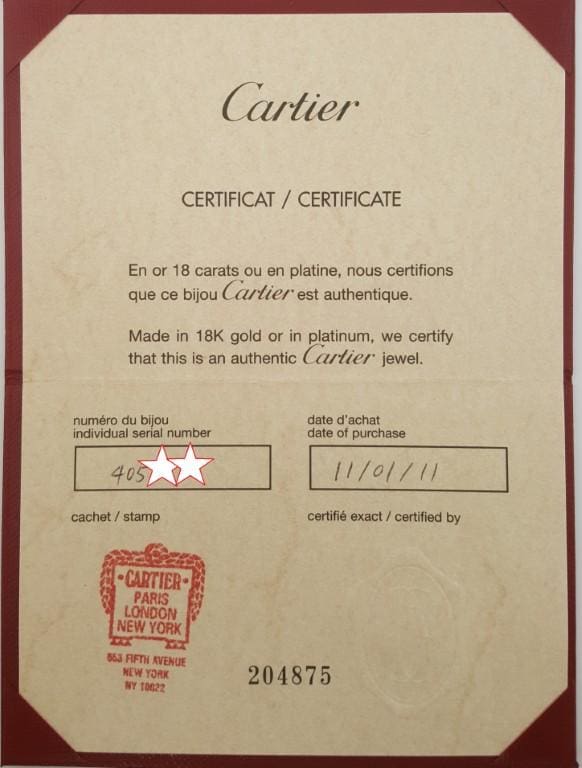 Cartier Solitaire 1895 Round Diamond Engagement Ring 1.21 ct Platinum Rtl $25.5K