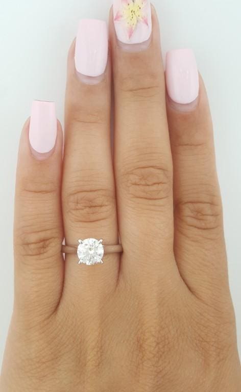 Cartier Solitaire 1895 Round Diamond Engagement Ring 1.21 ct Platinum Rtl $25.5K