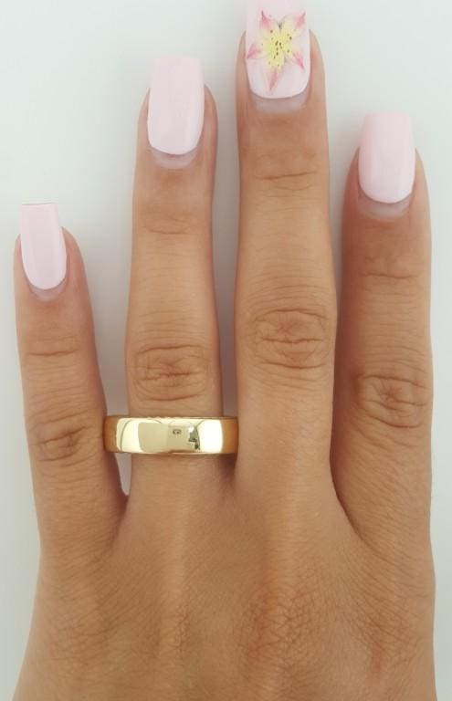 David Yurman Men Streamline Band Ring 6mm 18k Yellow Gold 9 Grams Retail $3950