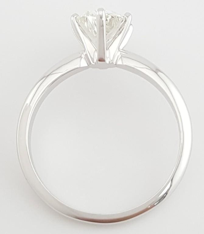 Pear Diamond Solitaire Engagement Ring 14k White Gold 1.49 ct Rtl $6,500